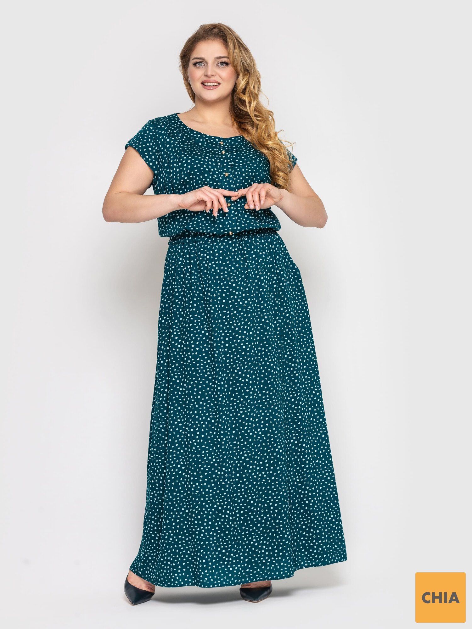 Платье Влада голубое