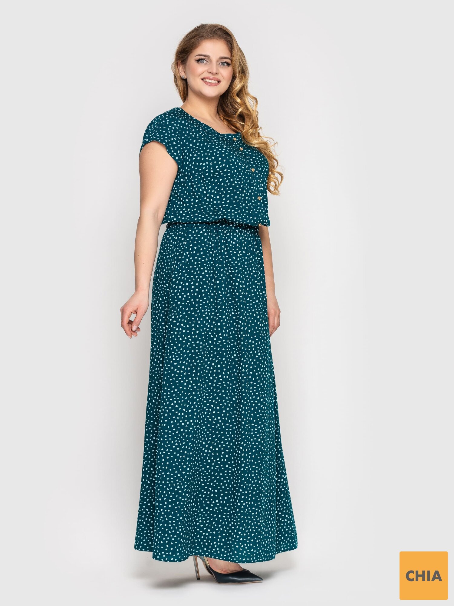 Платье Влада голубое