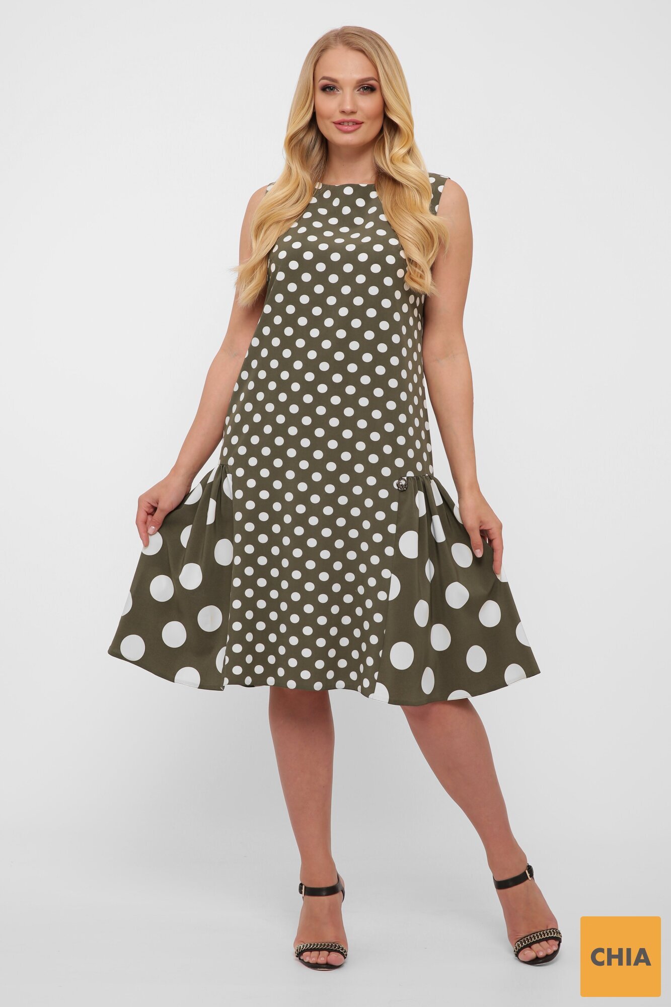 Платье женское Настасья оливка