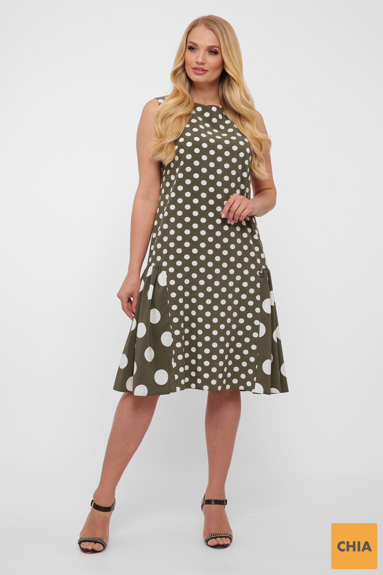 Платье женское Настасья оливка