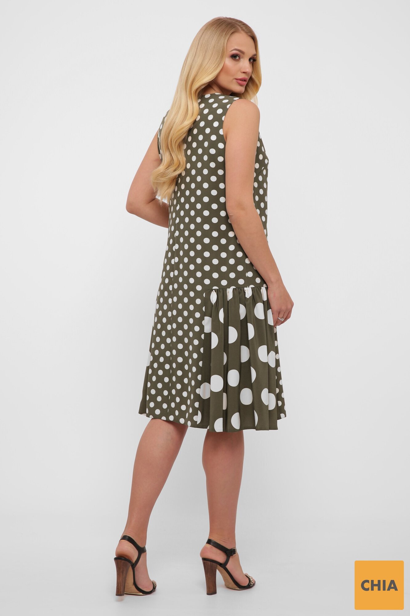 Платье женское Настасья оливка