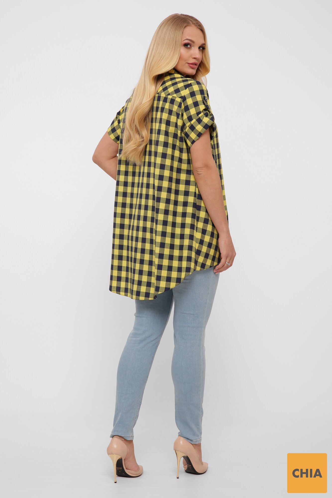 Рубашка Ангелина горчица