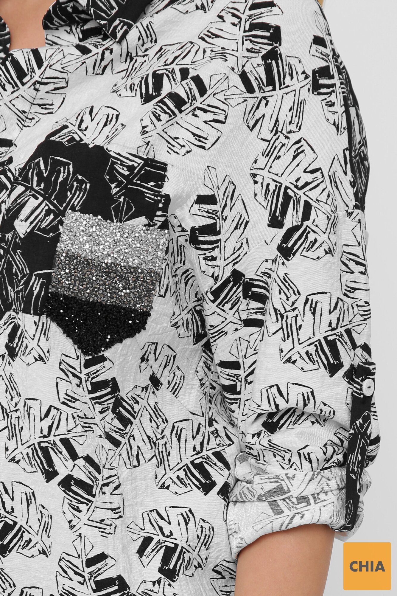 Рубашка женская Тропики