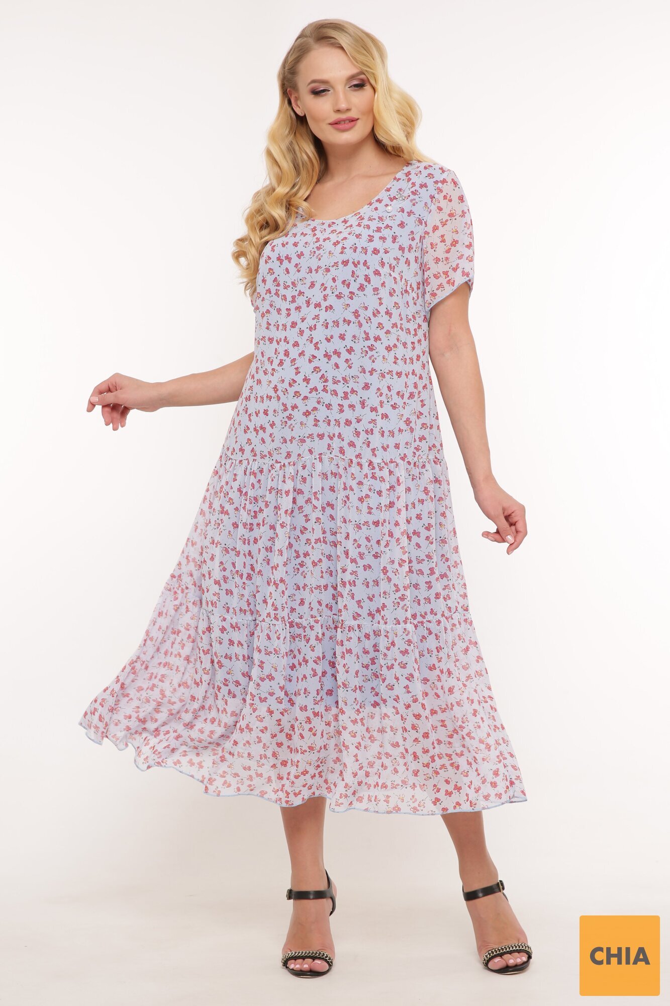 Платье Катаисс голубое