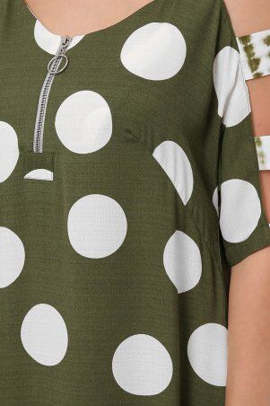 Vlavi: Платье Тропикана зеленое горох New 120606 - фото 2