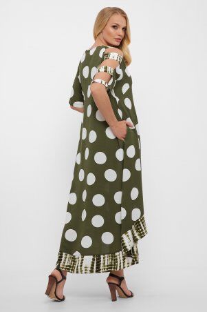 Vlavi: Платье Тропикана зеленое горох New 120606 - фото 3