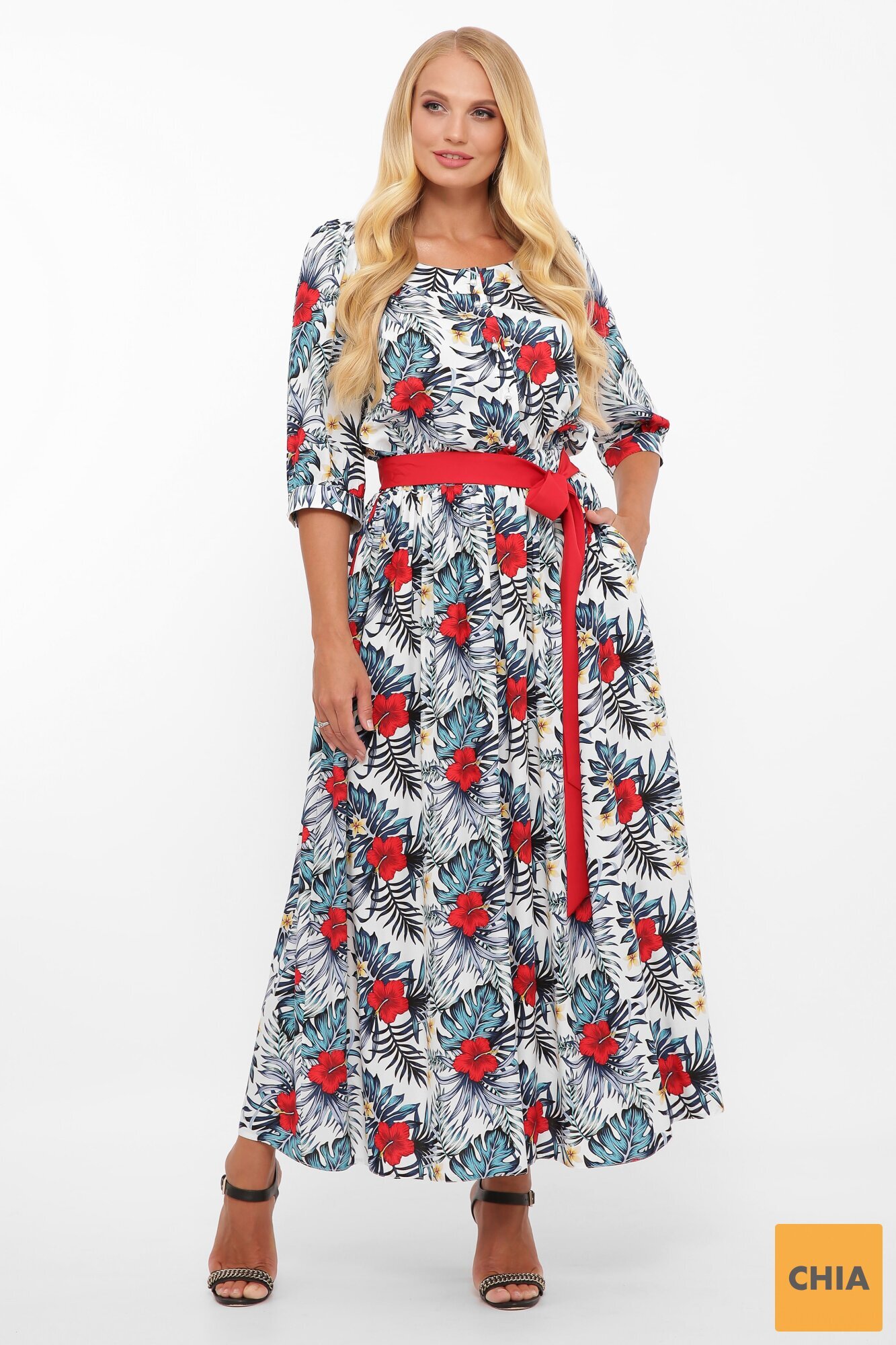 Платье в пол Снежанна белое