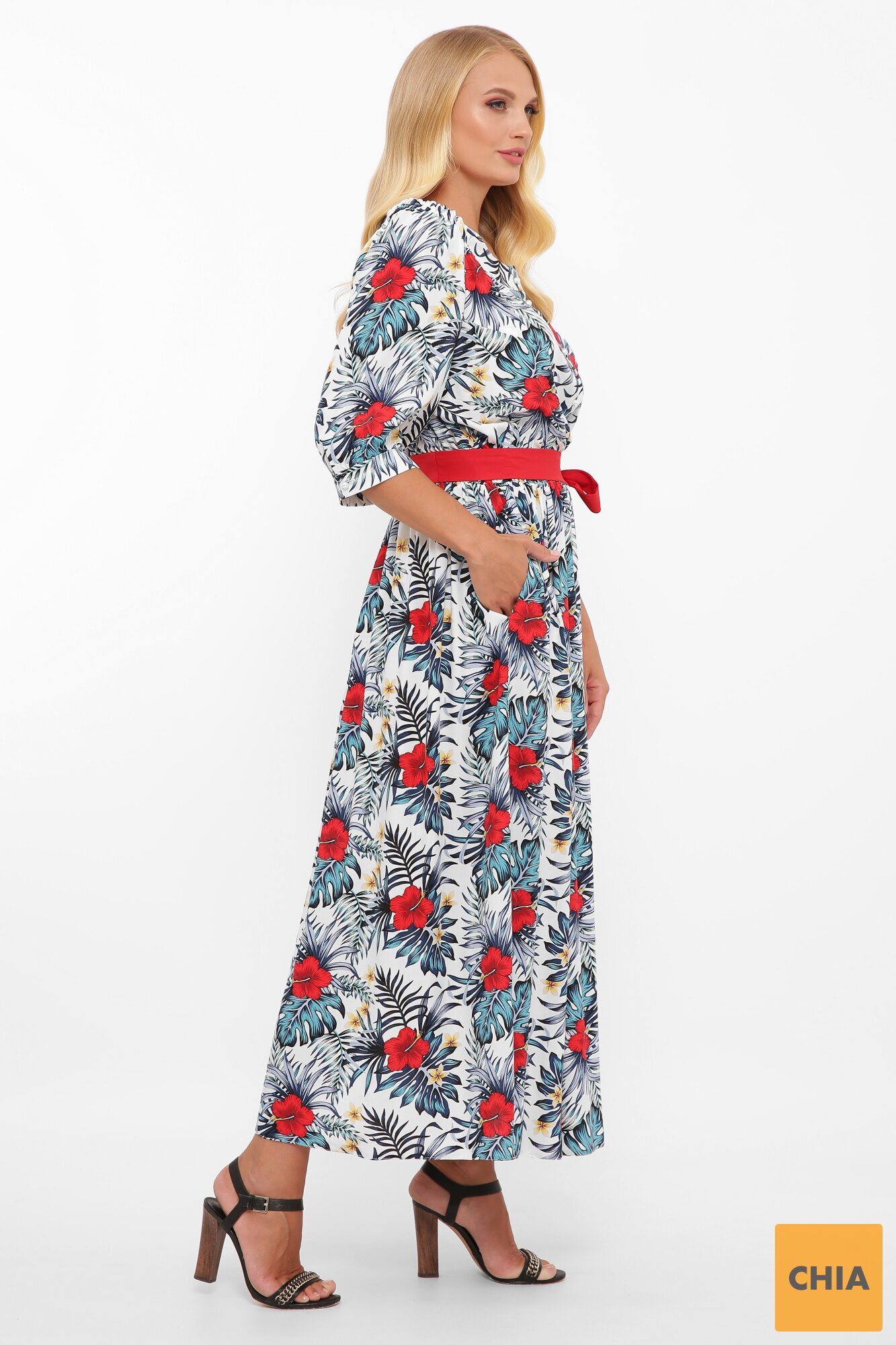 Платье в пол Снежанна белое