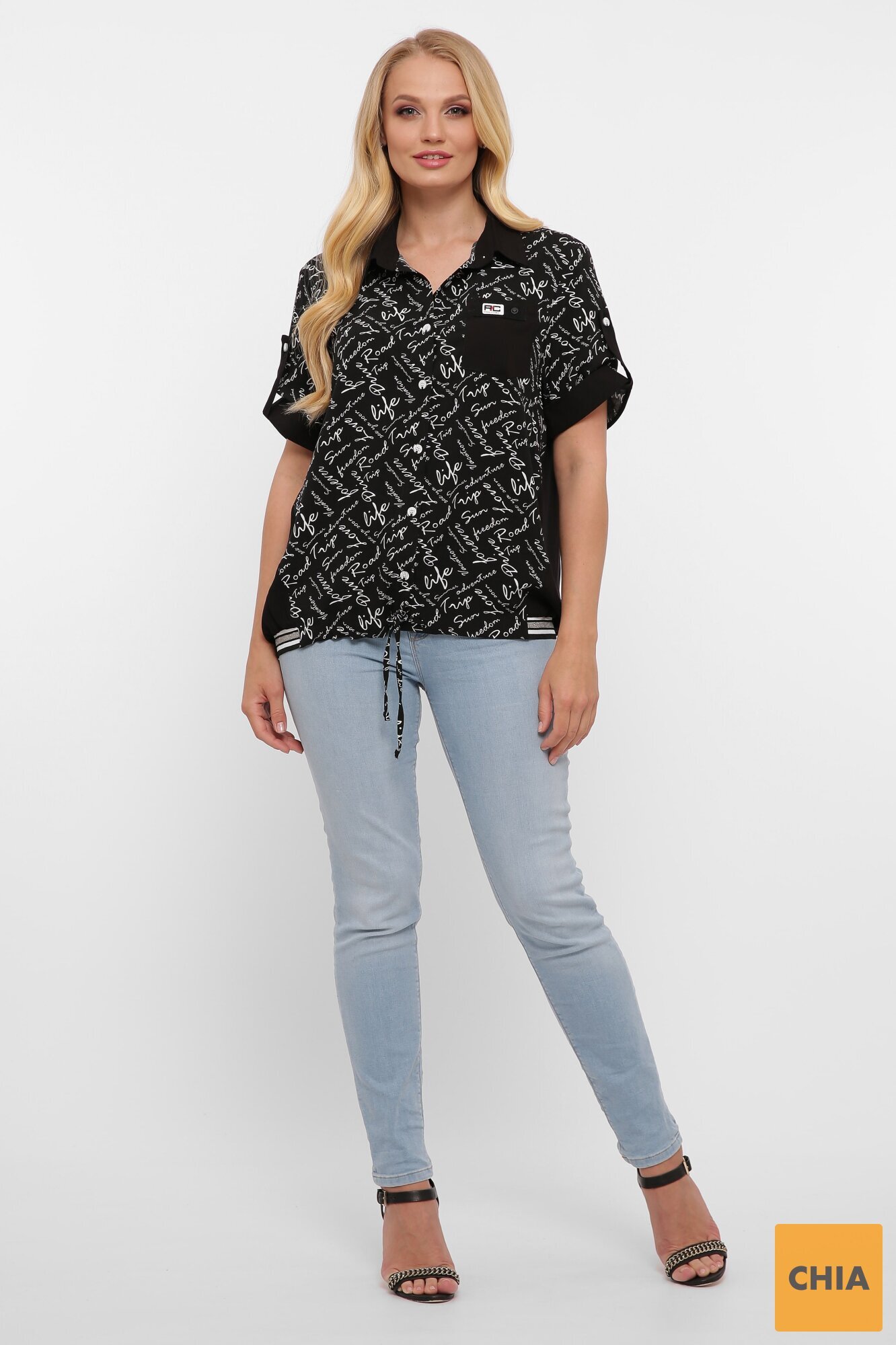 Рубашка Белинда черное