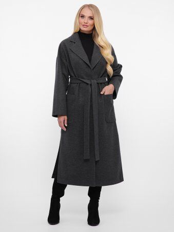 Vlavi: Пальто женское свободного стиля Алеся графит 125503 - фото 1
