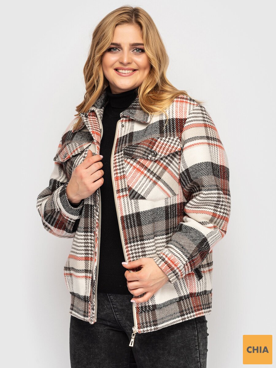 Куртка фланелевая Сандра беж