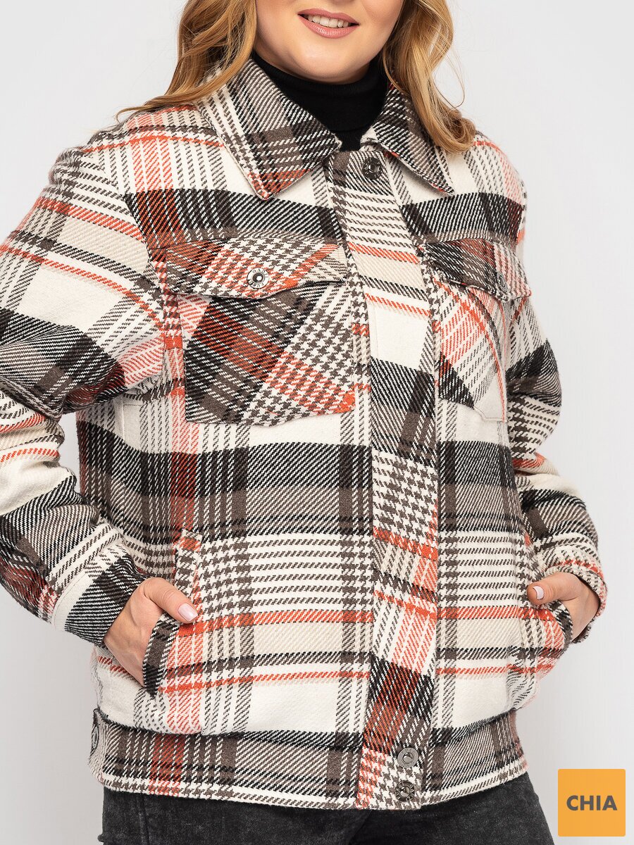 Куртка фланелевая Сандра беж