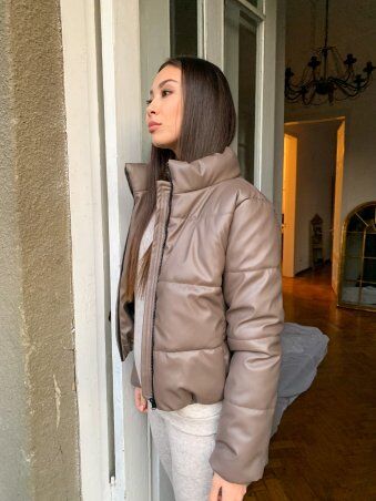 K&ML: Женская куртка дутая из эко кожи 5 - фото 4