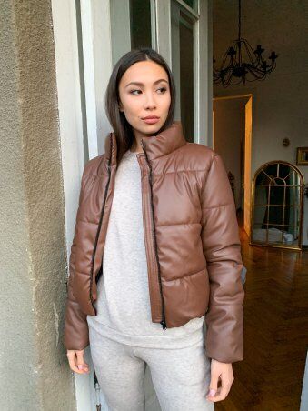 K&ML: Женская куртка дутая из эко кожи 5 - фото 6