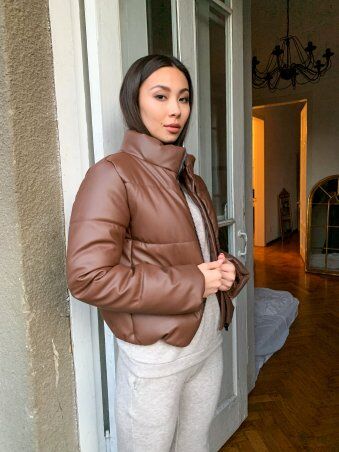 K&ML: Женская куртка дутая из эко кожи 5 - фото 9