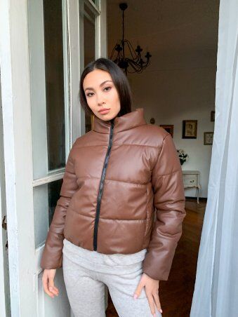 K&ML: Женская куртка дутая из эко кожи 5 - фото 10