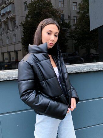 K&ML: Женская куртка дутая из эко кожи 5 - фото 14