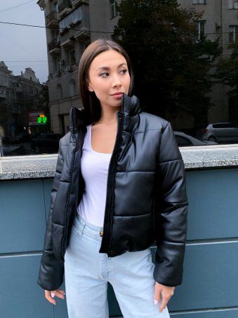K&ML: Женская куртка дутая из эко кожи 5 - фото 15