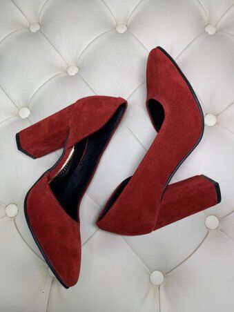 Airstep: Красные Туфли на каблуке as-324 - фото 1
