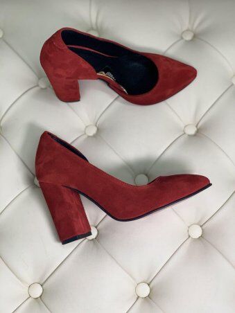 Airstep: Красные Туфли на каблуке as-324 - фото 2