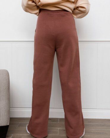 ISSA PLUS: Спортивные штаны 12312_коричневый - фото 3