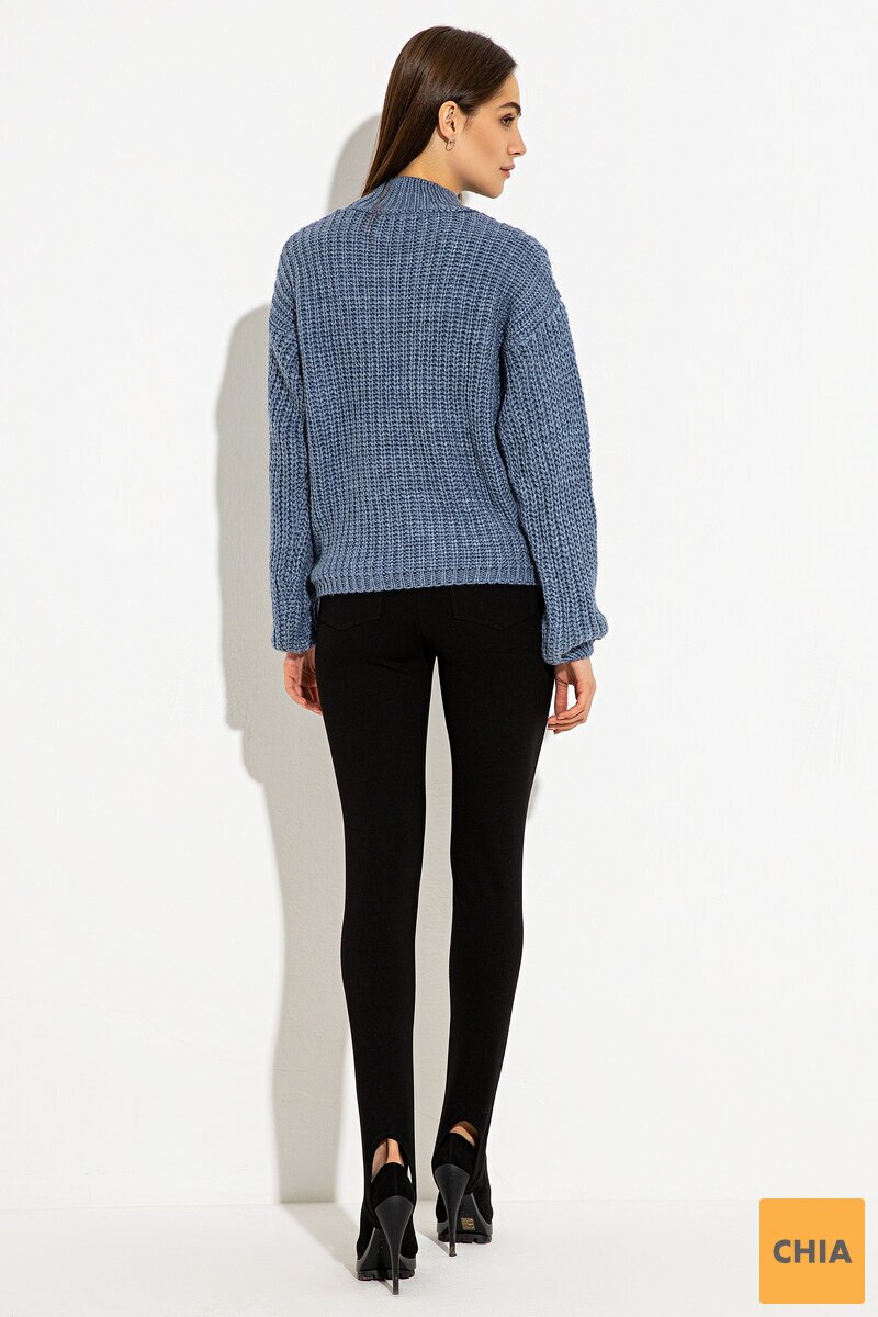 Черные трикотажные леггинсы Бланка