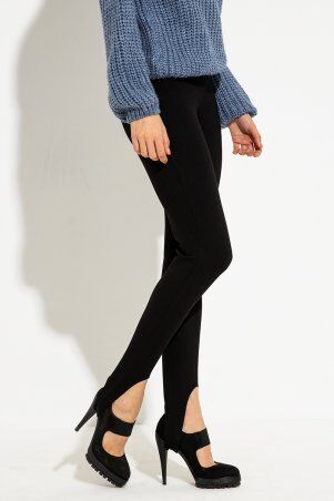 Черные трикотажные леггинсы Бланка