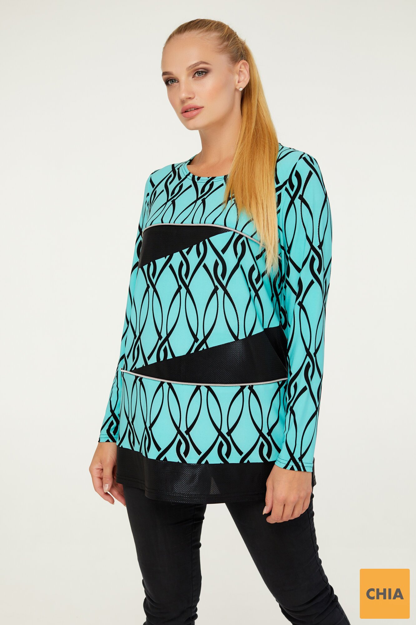 Туника Марфа бирюзовый