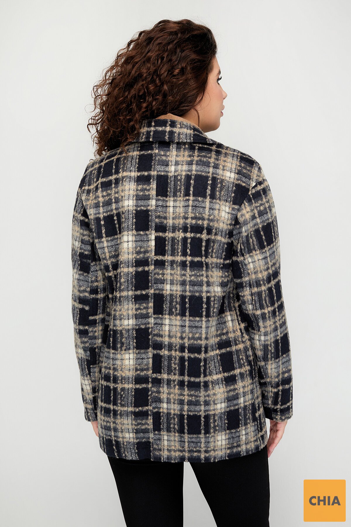 Пальто Берни темно-синий