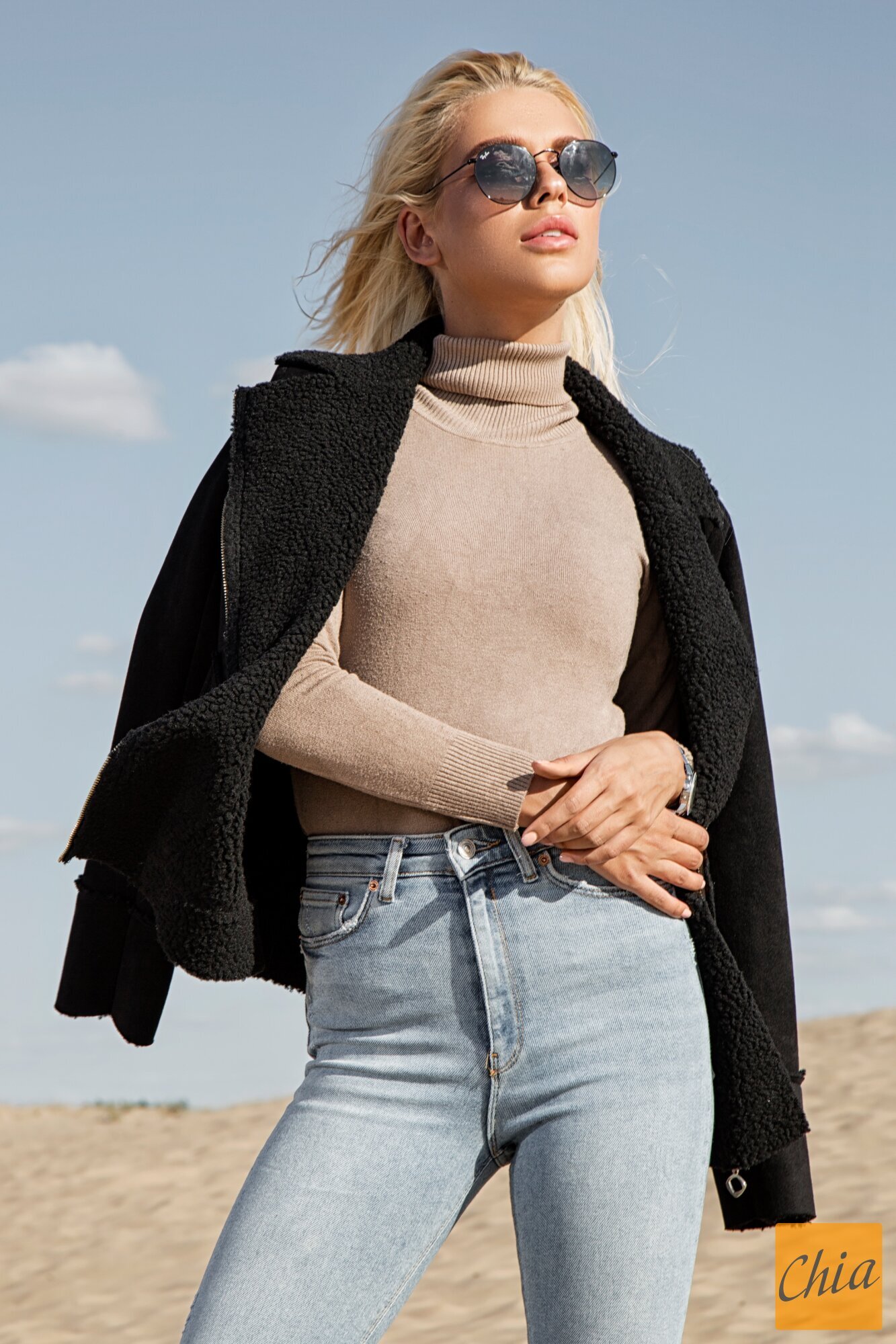 Эко-дубленка Д 77 черный