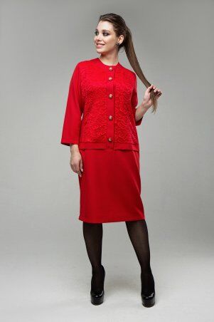 Miledi: Платье Феерия красный 04283-10 - фото 1