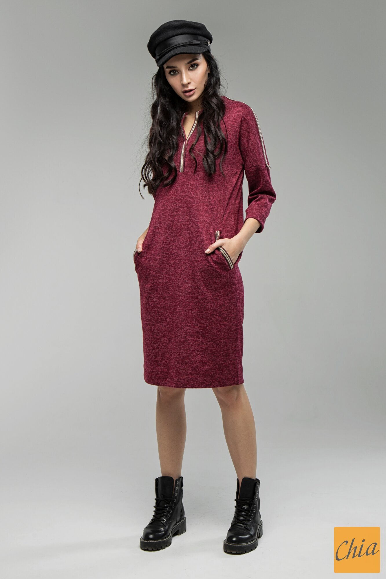 Платье Лиза марсала