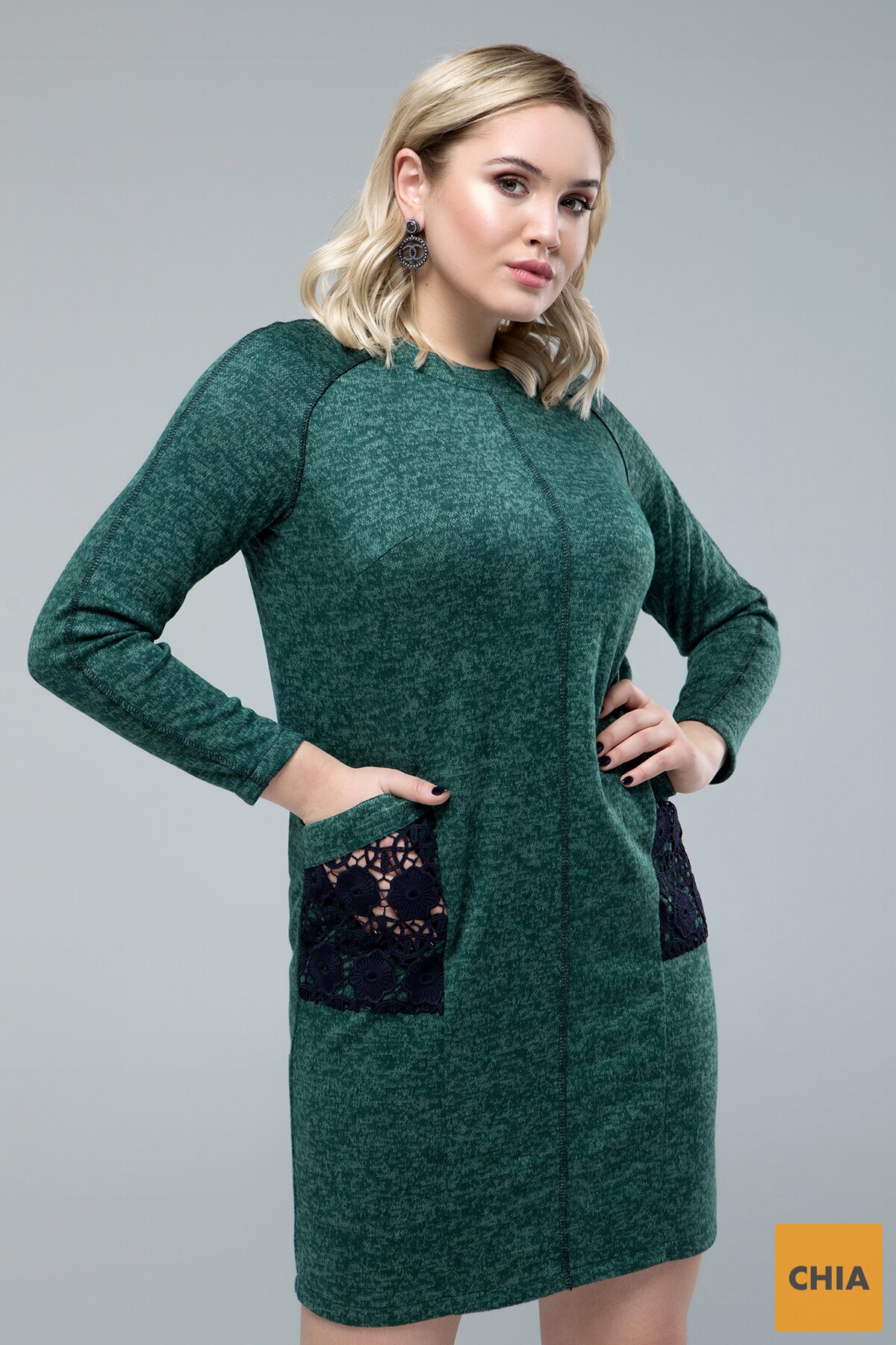 Туника Ливия изумрудный