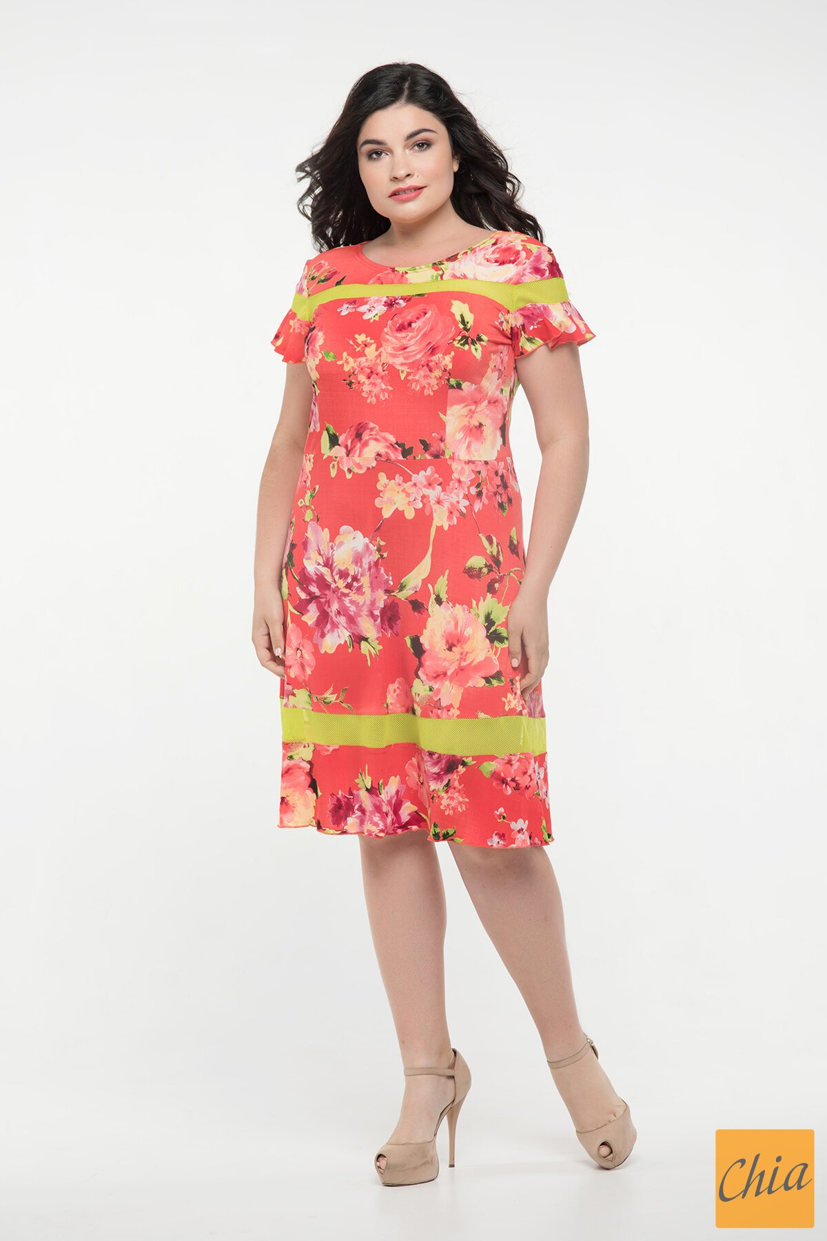 Платье Морика красный