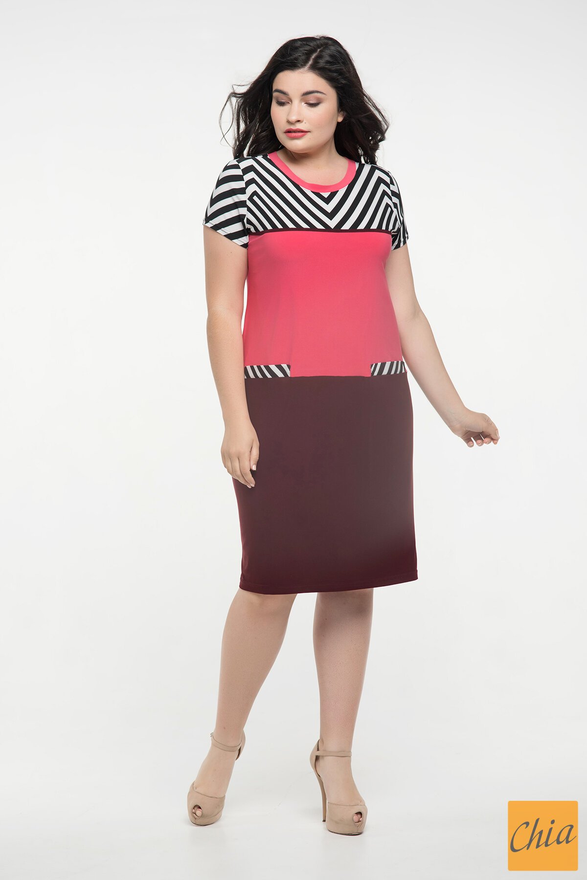 Платье Алисия марсал с кораллом