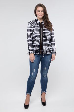 Miledi: Жакет Листопад бело-черный 100503 - фото 1