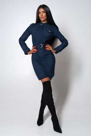 CRASET: Платье Фида KPC тёмно-синий - фото 1