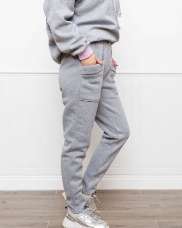 ISSA PLUS: Спортивные штаны 12264_светло-серый - фото 2