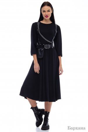 Angel PROVOCATION: Платье БАРХАНА черный - фото 1