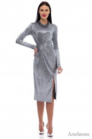 Angel PROVOCATION: Платье АЛЬБИОНА серебро - фото 2