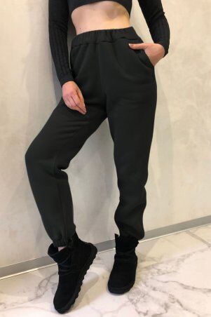 Jadone Fashion: Штаны Герби черный - фото 1