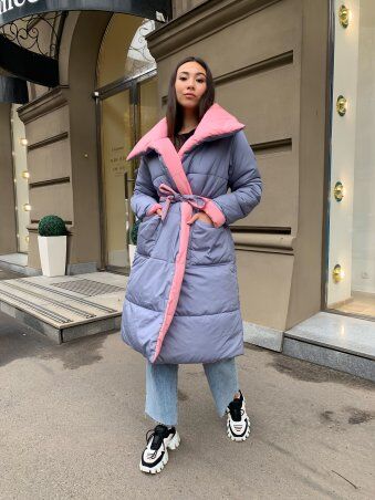 Зимнее двустороннее пальто