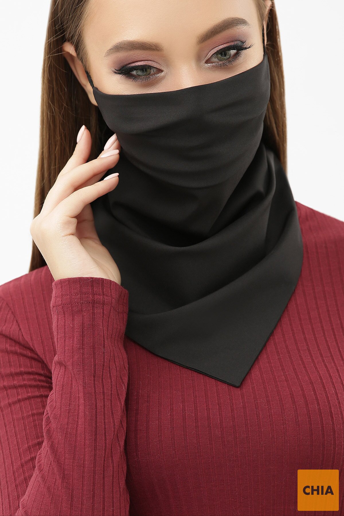 Маска Платок черный