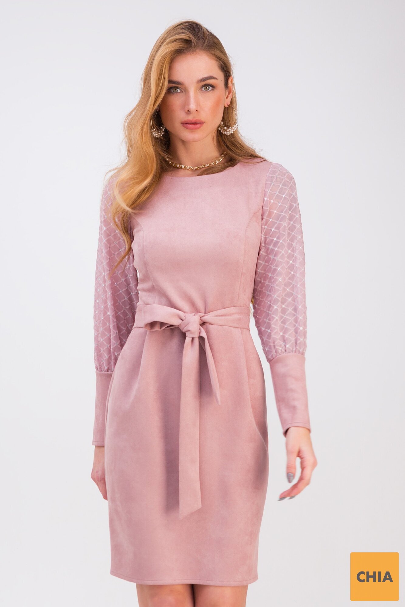 Платье Ами пудра