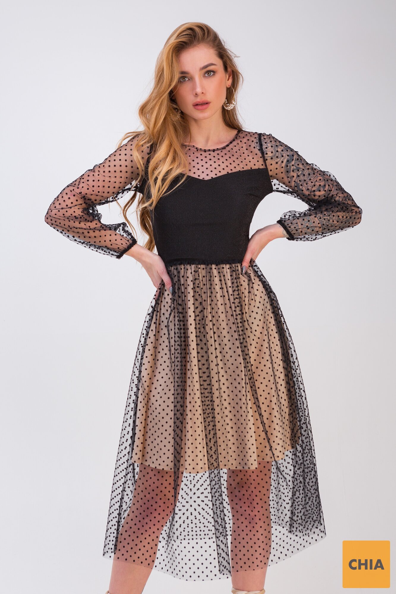 Платье Дейзи черный