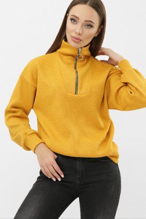 Кофта Брук д/р горчица