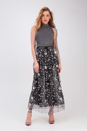 Emass: Сукня Мейбл срібло (павич кольоровий) 1095-134-5 - фото 2