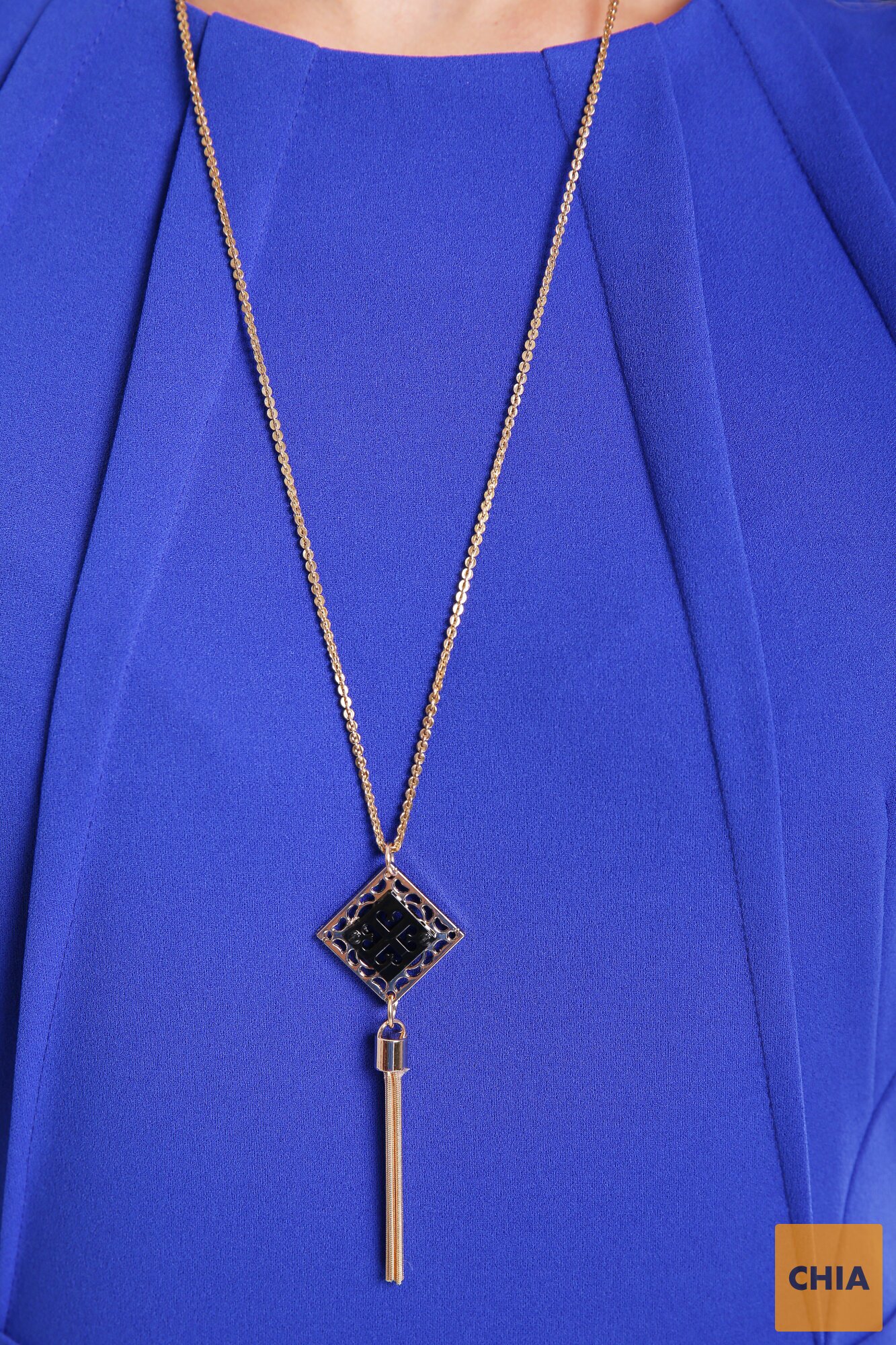 Платье Роми электрик