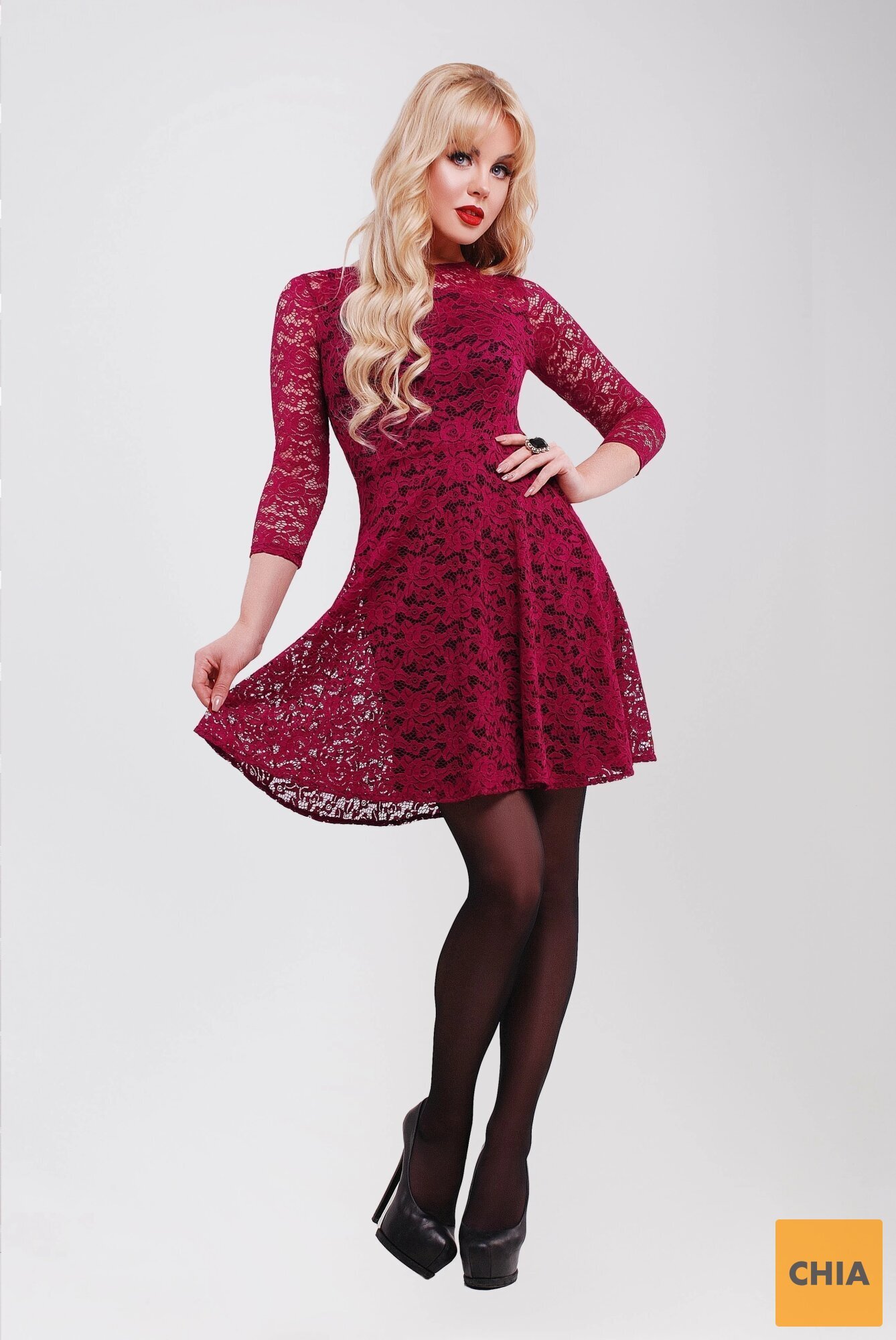 Платье Фиона марсала