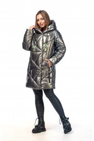 Vicco: Куртка женская зимняя VOGUE (цвет стальной) 2466 - фото 1